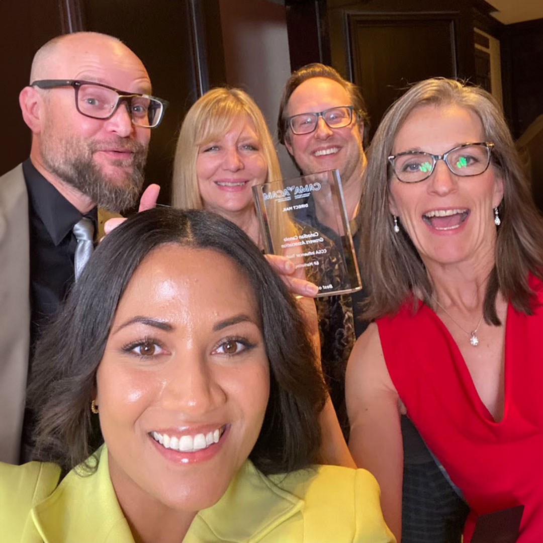 Receiving CAMA Award