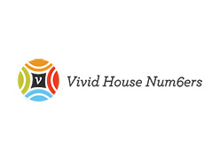 Logo Vivid House Numbers